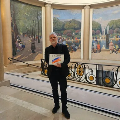 Brązowy medal za&nbsp;obraz „Kuglarz” – Ars Capitol Paris 2025